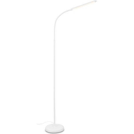 LED floor light, white, 1xLED-platine/6W