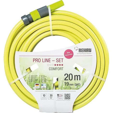 Rehau Pro Line 3/4" 20m Gartenschlauch set (1/5)