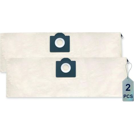 Lot de 2 Sacs à Poussière Lavables en Tissu Réutilisable pour Karcher WD3 WD 3 Premium MV3 WD3200 SE4001 6.959-130.0 Sacs d'aspirateur (1/5)