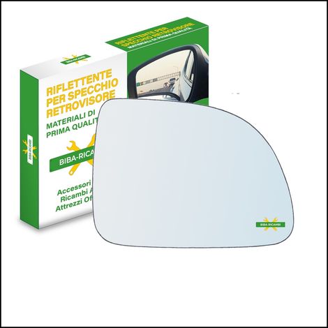 Vetro specchio retrovisore lato dx-passeggero per renault clio i (b/c) dal 1990- (1/2)