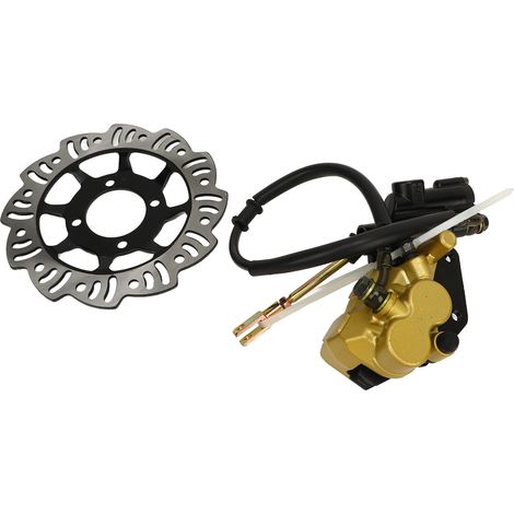 Étrier de frein à disque hydraulique arrière avec maître-cylindre et disques, kit complet pour CRF50 CRF70 (1/5)