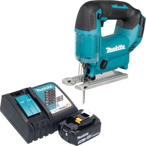 Makita DJV 186 RF1 Akku Pendelhubstichsäge 18 V + 1x Akku 3,0 Ah + Ladegerät (1/5)