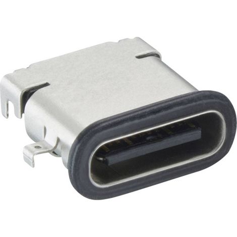 Connecteurs USB et IEEE-1394 embase femelle à encastrer 2434 01 160329 Lumberg Contenu: 1 pc(s)