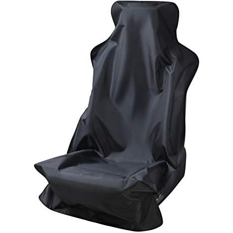 Protège-Siège Voiture Imperméable – Housse Universelle Siège Avant Oxford Noir 1 Pièce (1/5)