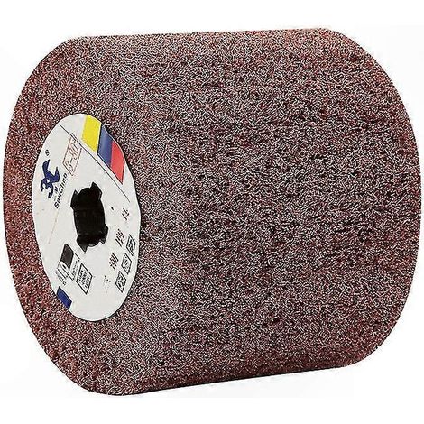 Rouleau abrasif nylon grain 60, dimensions 100 x 120 mm, mandrin M19, vendu à l'unité (1/5)