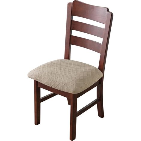 Housse De Chaise - Impermeable - Pour Salle A Manger Et Cuisine - Kaki - Lot De 4 (1/5)