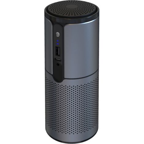 Purificateur d'air mini HEPA pour voiture et maison : contrôle de la qualité de l'air, élimine la fumée, les odeurs, le pollen et les poils d'animaux. (1/5)