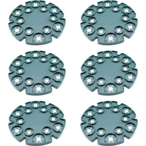 Lot de 6 supports pour tiges de bambou, plantes grimpantes, plants de tomates, concombres, clématites (1/4)