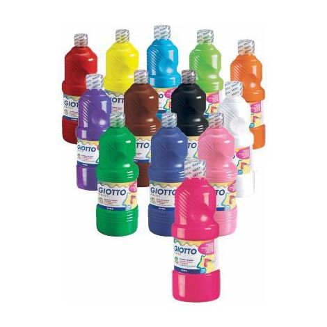 TEMPERA GIOTTO LAVAB.LIQ.500 ml ROJO VER