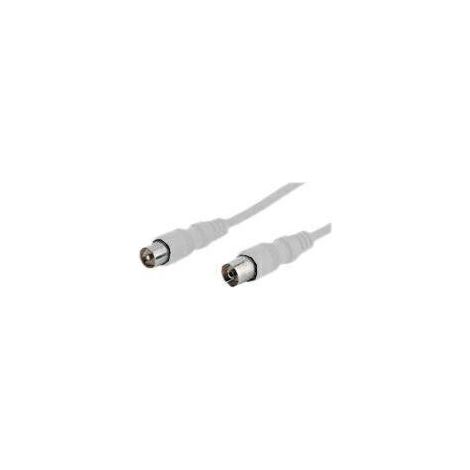 Câble d'Antenne (, fiche coaxiale  prise coaxiale. Longueur de câble 5 m (1/4)