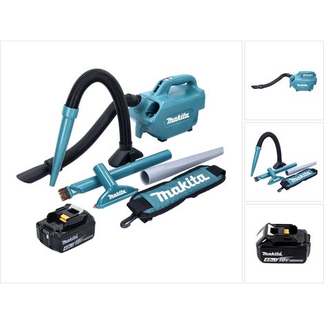 Makita DCL 184 M1 Aspiradora sin cable 18 V 54 mbar 0,5 l + 1x batería 4,0 Ah - sin cargador