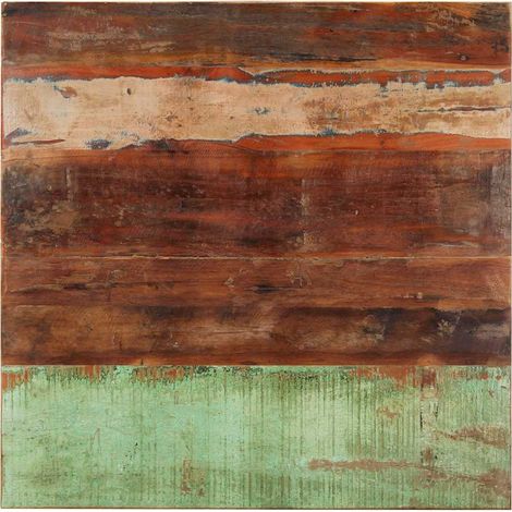 Tischplatte Quadratisch 80x80 cm 15-16 mm Altholz Massiv vidaXL