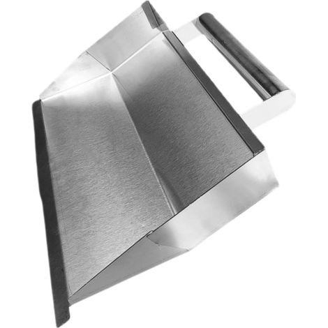 Bordureuse à Béton en Acier Inoxydable Forme Unique, Outil de Maçonnerie Confortable à Tenir et Haute Résistance pour Enduit de Plâtre et Finition Cloison Sèche (1/5)