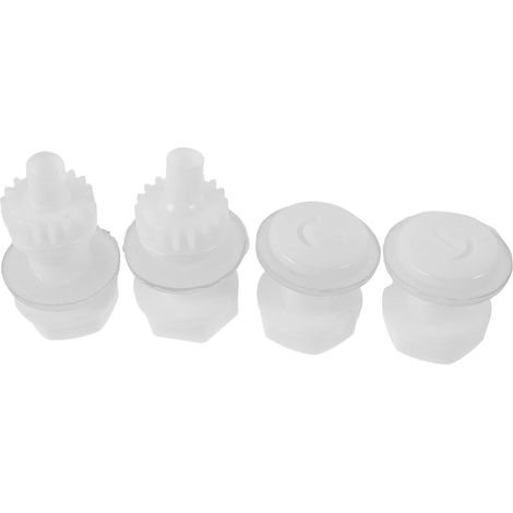 2 Ensembles Toilette Wc Blanc en Plastique (1/5)