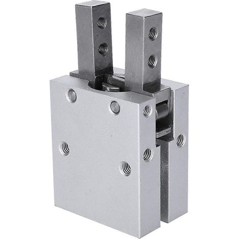 Doppelkolben-Fingerzylinder aus Aluminiumlegierung, pneumatischer Zylinder, 0,7 MPa