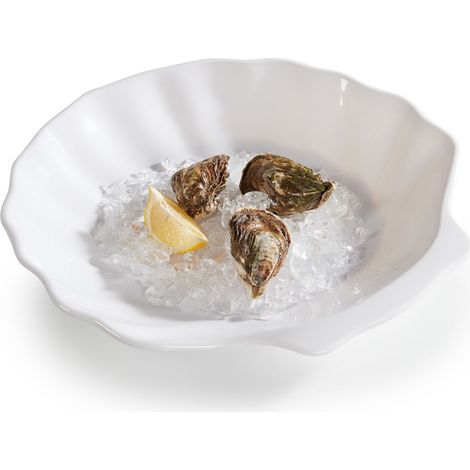 Plat de Présentation Mélamine Coquille Saint-Jacques 40 x 38,5 cm - Pujadas