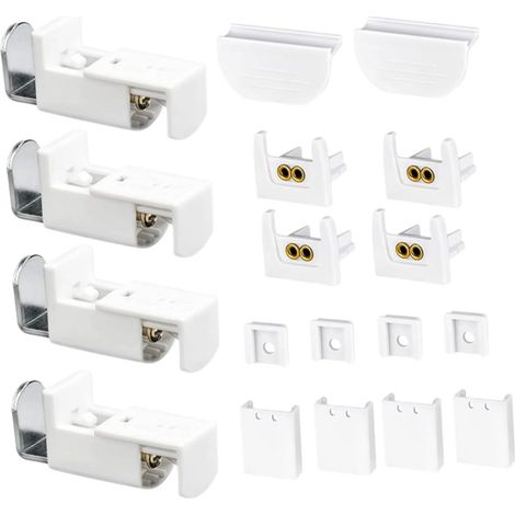 18-teiliges Set aus Plissee-Befestigungswinkeln und Zubehör für Rollos und Jalousien. (1/5)