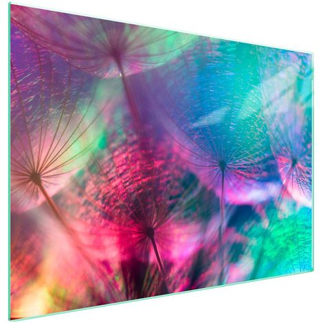 Protection de plaque de cuisson en verre 70x52 cm, motif floral (1/5)