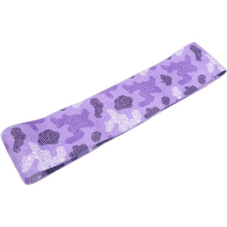 Bande élastique fitness anti-glisse pour hanches et exercices polyvalents - Violet Taille M (76cm) (1/5)