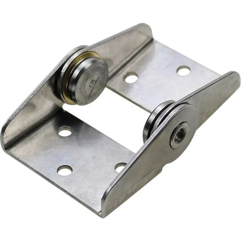 Charnière à butée arbitraire en acier inoxydable (5,0 N.m) avec fonction d'amortissement et arbre de couple pour un support de pivot précis dans les configurations industrielles (1/5)