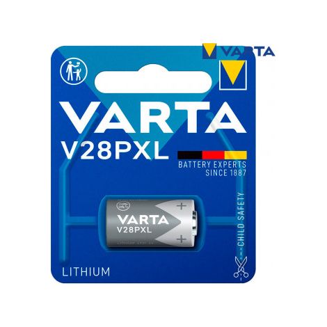 Varta V28PXL Óxido de níquel (NiOx) 6V batería no-recargable - Pilas (Óxido de níquel (NiOx), 6 V, 170 mAh, 25,1 mm, 25,1 mm, 13 mm)