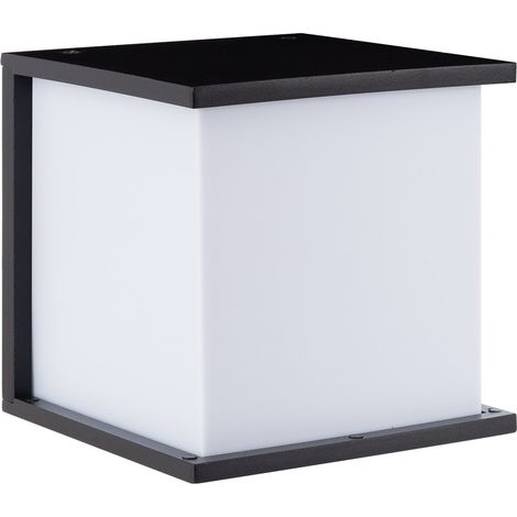 Applique Murale Extérieure Aluminium Daman Noir (1/5)