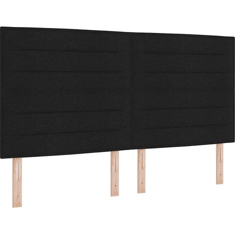 Maison Exclusive - Testiera Nero 180 cm Tessuto