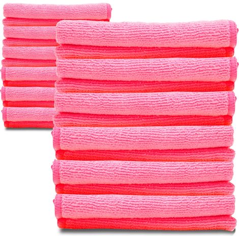 Panni in microfibra IH Rakun 30x30cm 24 pezzi rosso pizza BOX ALL (1/5)