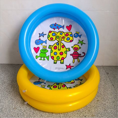 Piscine Gonflable Rond - PVC Épais Écologique - 60 x 60 x 16 cm - Pour Enfants - 1 Unité (1/5)