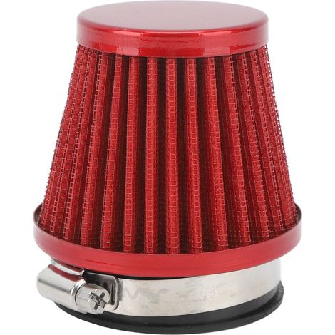 Filtre à Air Universel de Calibre Lourd de 50 Mm pour Moto Tout-terrain ATV Filtre à Induction d'Air Quad Dirt Pit Bike (rouge). (1/5)
