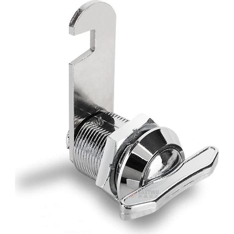 Verrou À Came Sans Clé - Verrou De Sécurité En Alliage De Zinc - Pour Boîte À Outils Tiroir Boîte À Lettres Armoire De Distribution - 1 Pièce (1/5)