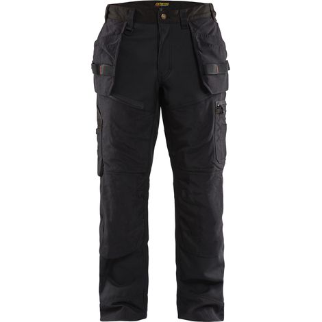 Blakläder Bundhose Softshell X1500, schwarz, Konfektionsgröße 56