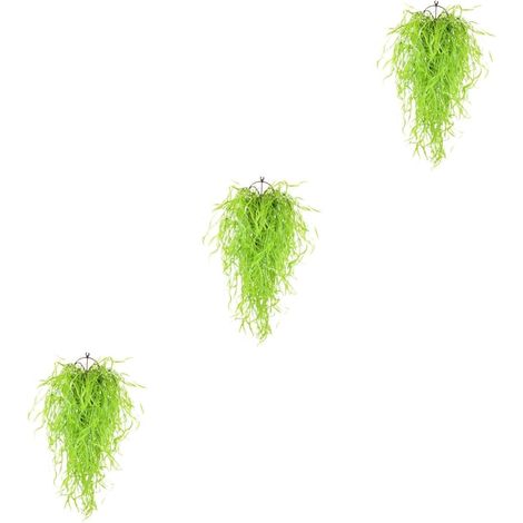 3pièces Plante Suspendue Artificielle Plastique Simulée Décoration Murale pour Intérieur Et Événements Fausse Vigne Vertes Idéale pour Mariage Et Décorations Saisonnières (1/5)