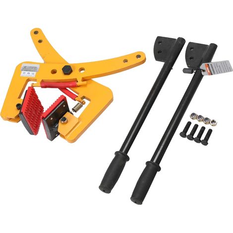 Herramienta de sujeción de piedra, rango de sujeción ajustable de 4 a 18 cm, capacidad de carga máxima de 350 kg, fabricada en acero aleado de bajo carbono de alta calidad, tipo 2-4-6 pulgadas, aplica (1/5)