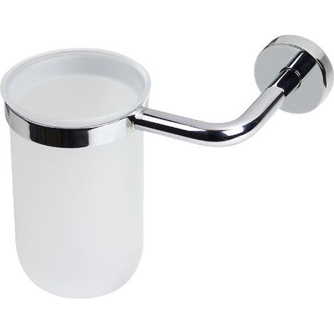 KOH-I-NOOR Tito porta bicchiere vetro acidato cromato codice prod: 7418KK