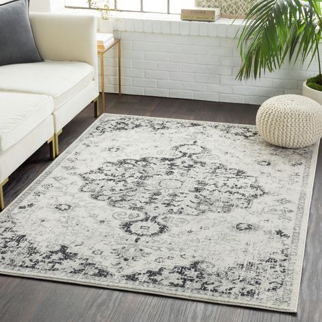 SURYA Tapis Vintage Oriental Gris/Noir 200x275 cm (1/5)