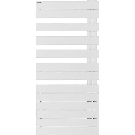 Acova – Sèche-serviette eau chaude 429W – Asymétrique à droite – Acier avec traitement anticorrosion – Faible saillie 113mm – FR081055