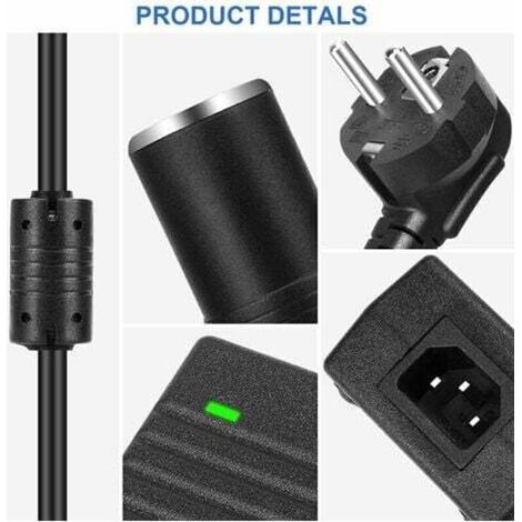 Trimec – Convertisseur de tension 220V à 12V – Adaptateur secteur 120W – Courant 10A – Compatible bandes LED 12V