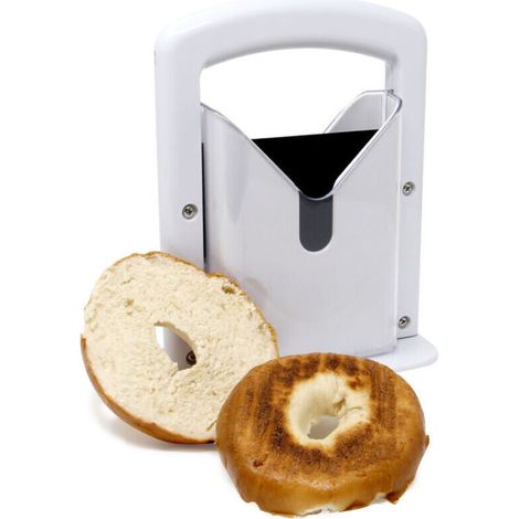 Kitchen Bread Slicer, Baking Utensil (White)