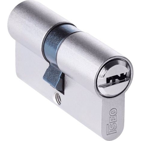 CILINDRO EUROPEO ISEO R6 PLUS "82R60.30.30.9C" MM 30-30 NICHELATO