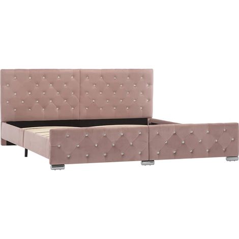 Maison Exclusive - Giroletto Rosa in Velluto 180x200 cm (1/5)