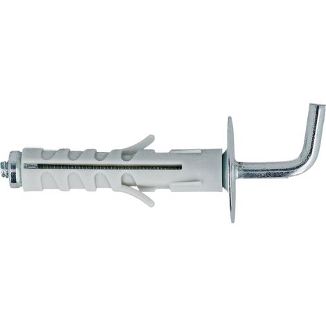 Tasselli in nylon Diam. 9 x 40 con gancio medio 1 Kg.