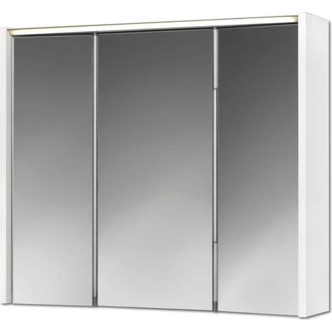 Spiegelschrank Arbo Farbe:weiß, Mat. MDF/Holz