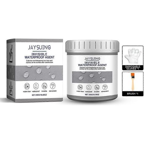 Agent imperméable transparent, colle anti-fuite, mastic adhésif à forte adhérence, 300 g (1/4)