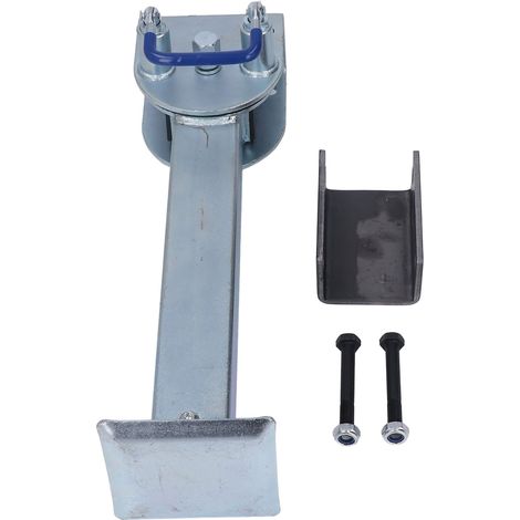 Lot pied télescopique 440-690mm pour remorque, capacité 2000kg, acier galvanisé, support de stabilisation pour caravane, camping-car, van et véhicule de loisirs. (1/5)