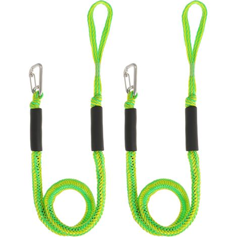 stuks 2 stuks - kentrocht voor de havenboot, M8-klem met fluorescerend groen en geel (4 voet) (1/4)