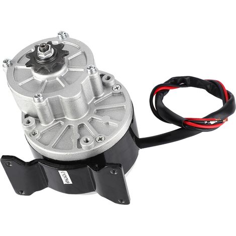 Moteur à réduction par engrenages métalliques 24 V 250 W pour pièces de vélo modifiées (1/5)