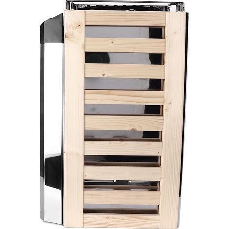 Poêle de sauna 3 kW en acier inoxydable, chauffage de sauna 110 V avec contrôle interne, idéal pour chambre ou bureau. (1/5)