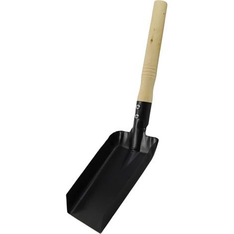 Pelle à la Main pour Le Jardinage, Main de Pelle de Jardin, Petit carré Fer Portable avec poignée en Bois, Outils Jardinage efficaces pour Transplanter Le désherbage en Mouvement, à Plat (1/5)