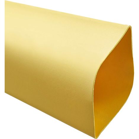 STEX24 Schrumpfschlauch 2:1, Rolle mit 15,0m, gelb 76,2/38,1mm, 3 Zoll, WSR2 Schrumpftemperatur mind. 110°C, vollständig bei mind. 120°C - 1 Stück (1/3)